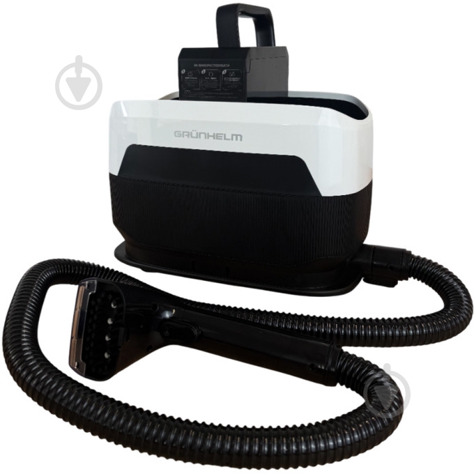 Пилосос миючий Grunhelm з парою GSWVC-08 HBW black/white - фото 7