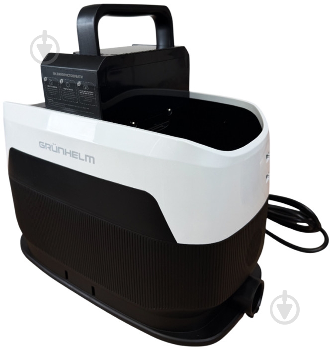 Пилосос миючий Grunhelm з парою GSWVC-08 HBW black/white - фото 5