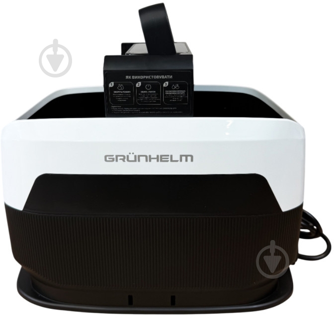 Пилосос миючий Grunhelm з парою GSWVC-08 HBW black/white - фото 4