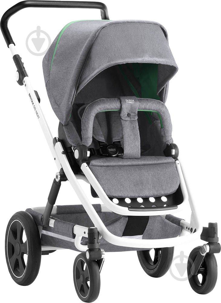 Коляска универсальная 2 в 1 Britax GO NEXT 2 Dynamic Grey/White 2000027971 - фото 3