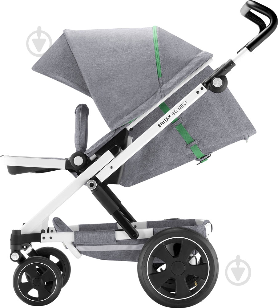 Коляска универсальная 2 в 1 Britax GO NEXT 2 Dynamic Grey/White 2000027971 - фото 8