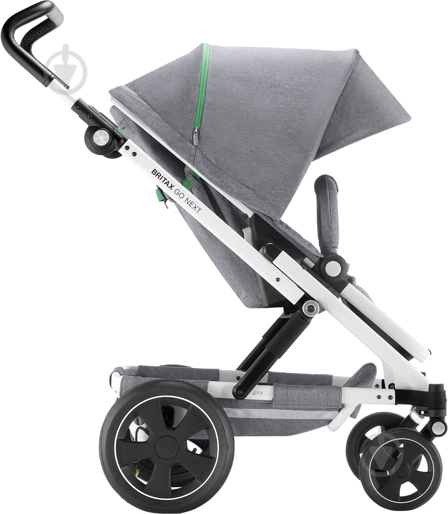 Коляска универсальная 2 в 1 Britax GO NEXT 2 Dynamic Grey/White 2000027971 - фото 9