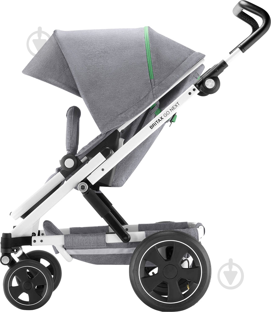 Коляска универсальная 2 в 1 Britax GO NEXT 2 Dynamic Grey/White 2000027971 - фото 6