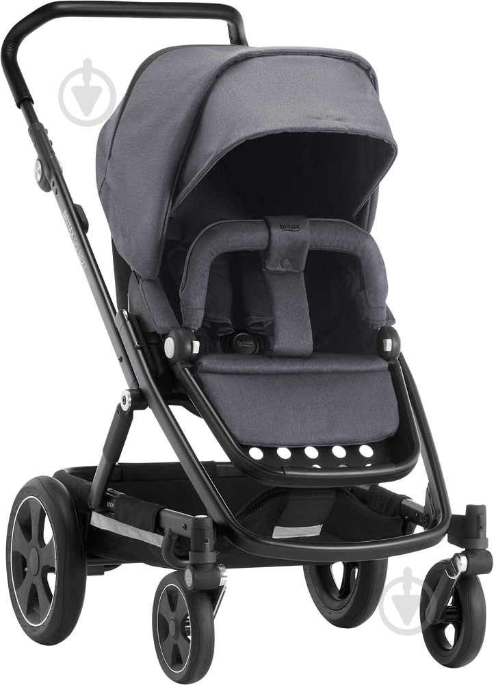 Коляска універсальна 2 в 1 Britax GO NEXT 2 Graphite Melange/Black 2000027970 - фото 3