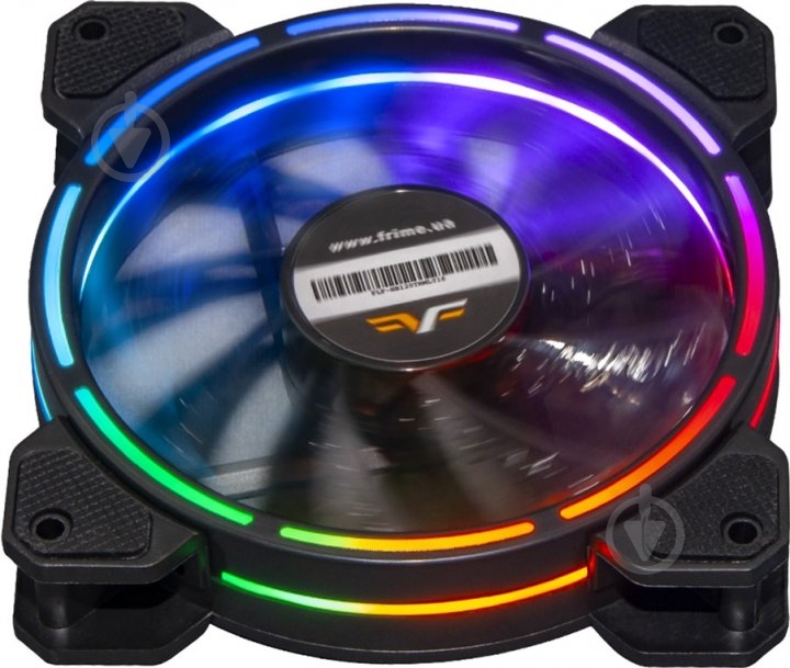 Вентилятор для корпуса Frime Iris LED Fan Think Ring Multicolor - фото 2 Вентилятор для корпуса Frime Iris LED Fan Think Ring Multicolor - фото 2