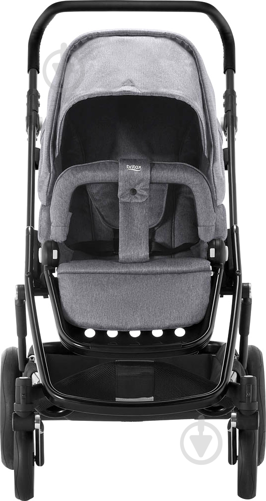 Коляска универсальная 2 в 1 Britax GO NEXT 2 Grey Melange/Black 2000029406 - фото 4