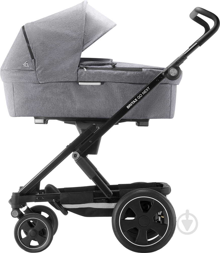 Коляска универсальная 2 в 1 Britax GO NEXT 2 Grey Melange/Black 2000029406 - фото 8