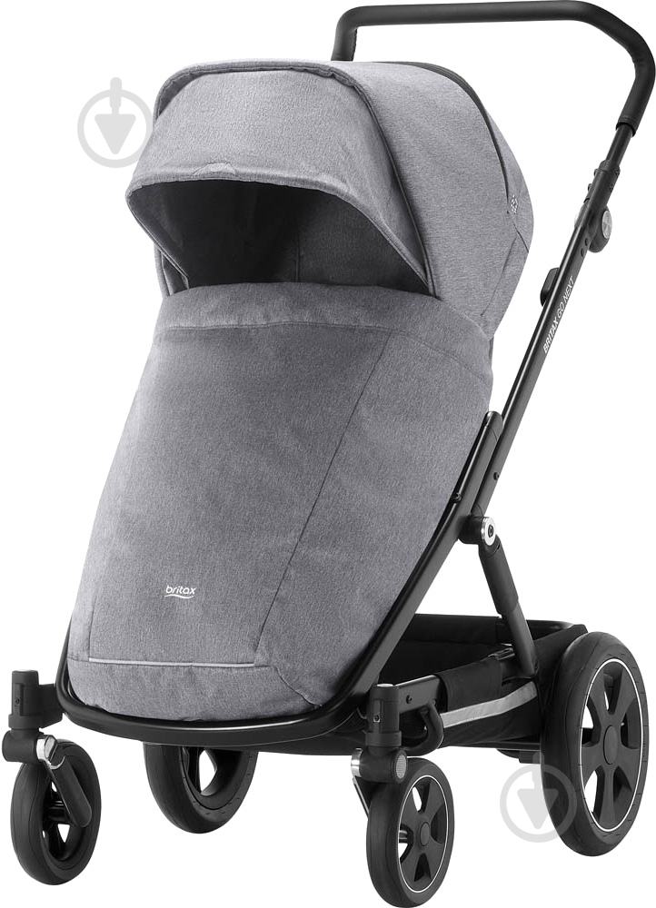 Коляска универсальная 2 в 1 Britax GO NEXT 2 Grey Melange/Black 2000029406 - фото 9