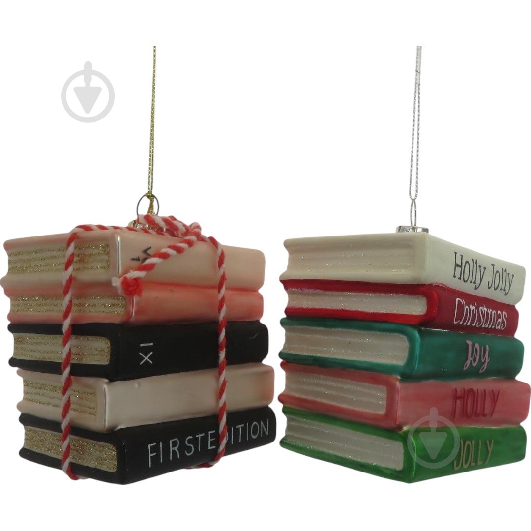 Подвеска WEI DE ARTS стеклянная книги 9 см в ассортименте - фото 1 Подвеска WEI DE ARTS стеклянная книги 9 см в ассортименте - фото 1