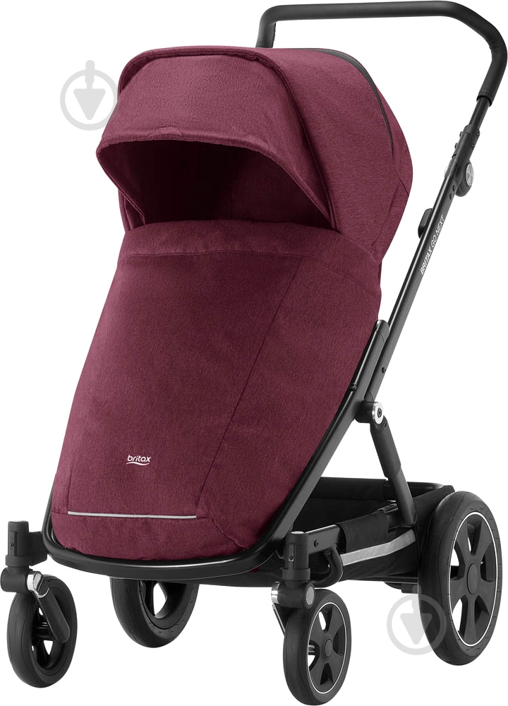 Коляска универсальная 2 в 1 Britax GO NEXT 2 Wine Red Melange 2000029407 - фото 10
