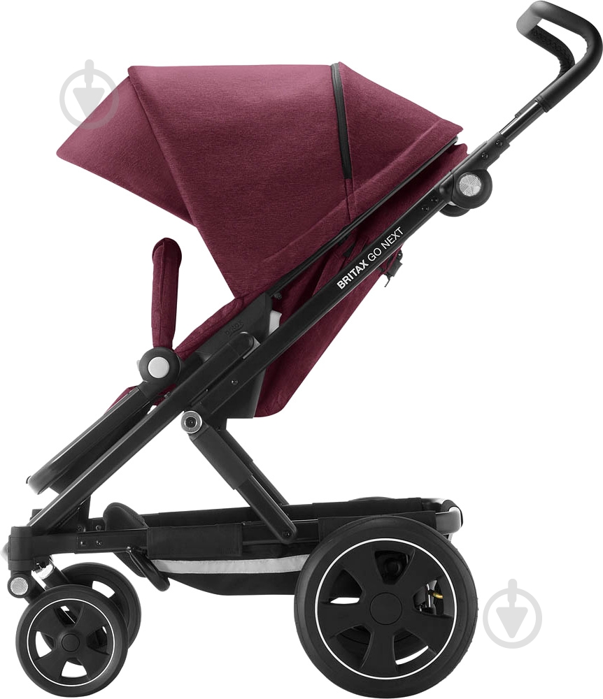 Коляска универсальная 2 в 1 Britax GO NEXT 2 Wine Red Melange 2000029407 - фото 5