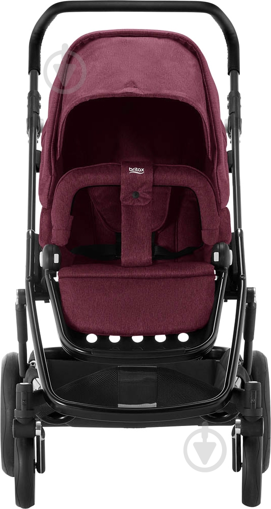 Коляска универсальная 2 в 1 Britax GO NEXT 2 Wine Red Melange 2000029407 - фото 4