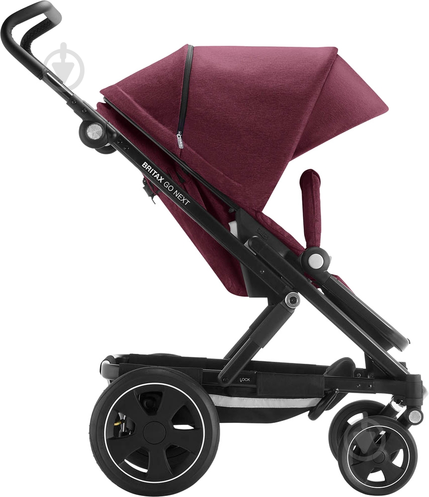 Коляска универсальная 2 в 1 Britax GO NEXT 2 Wine Red Melange 2000029407 - фото 8