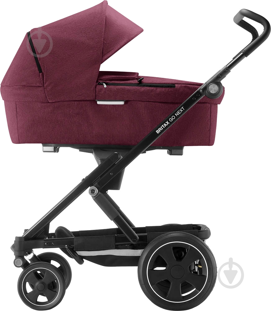 Коляска универсальная 2 в 1 Britax GO NEXT 2 Wine Red Melange 2000029407 - фото 9
