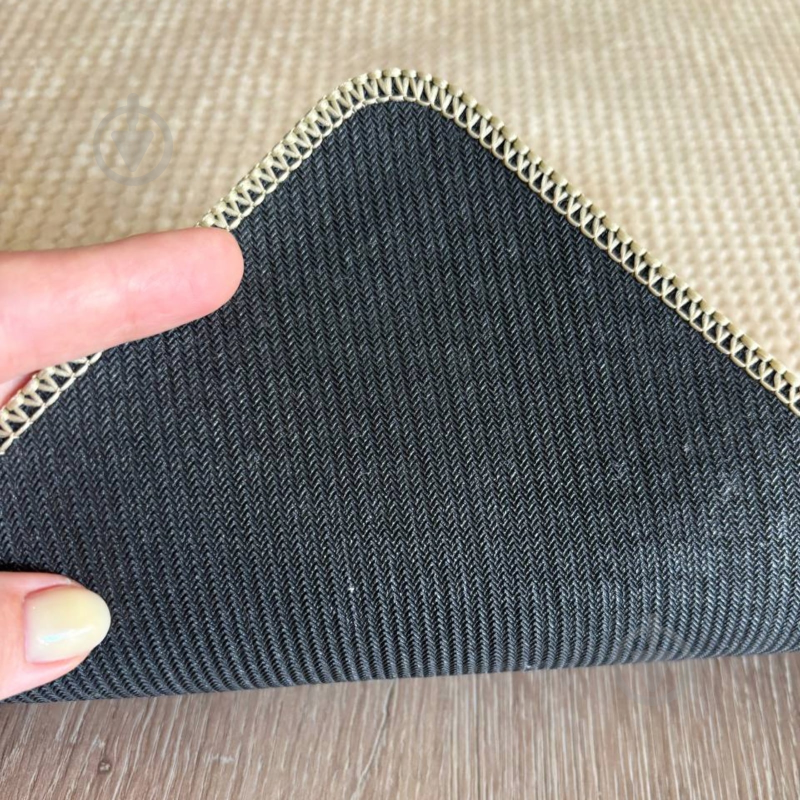 Коврик Dariana Шелл 68x120 см песочный - фото 3