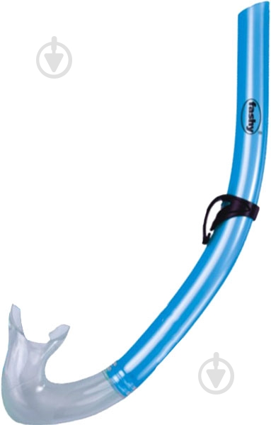 Трубка для дайвинга Fashy 8879 синя - фото 1