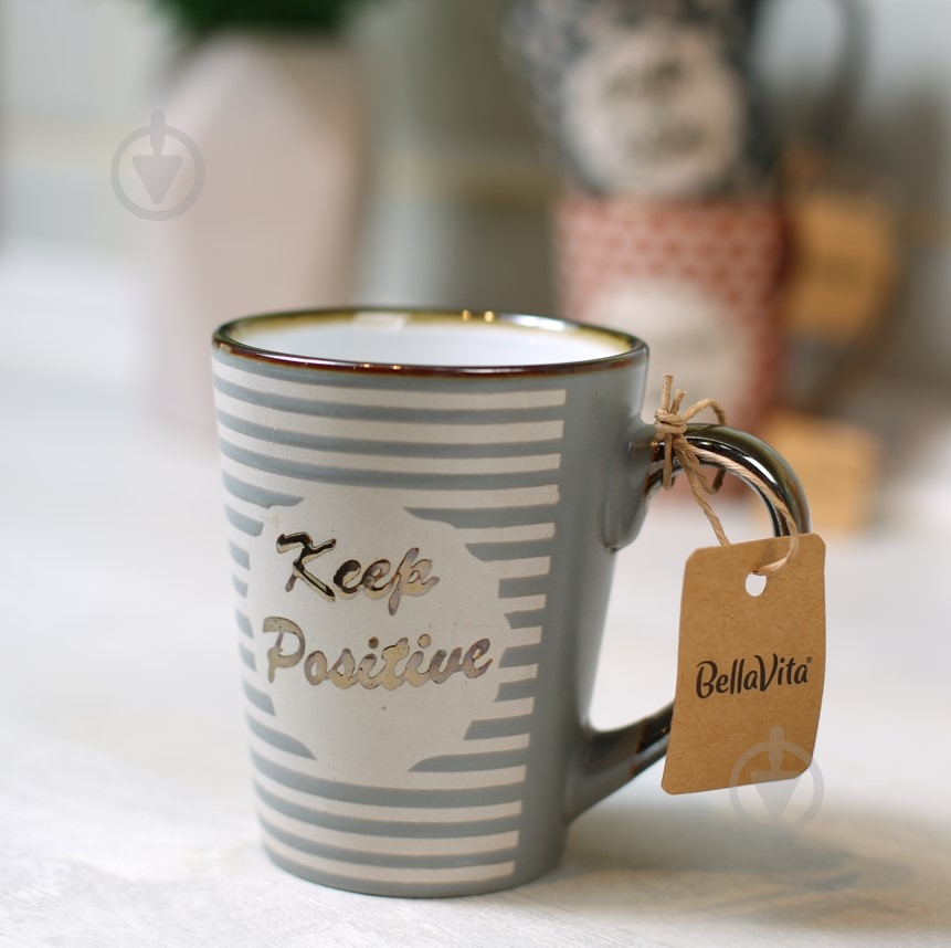 Чашка Bella Vita Keep Positive 300 мл керамика - фото 2
