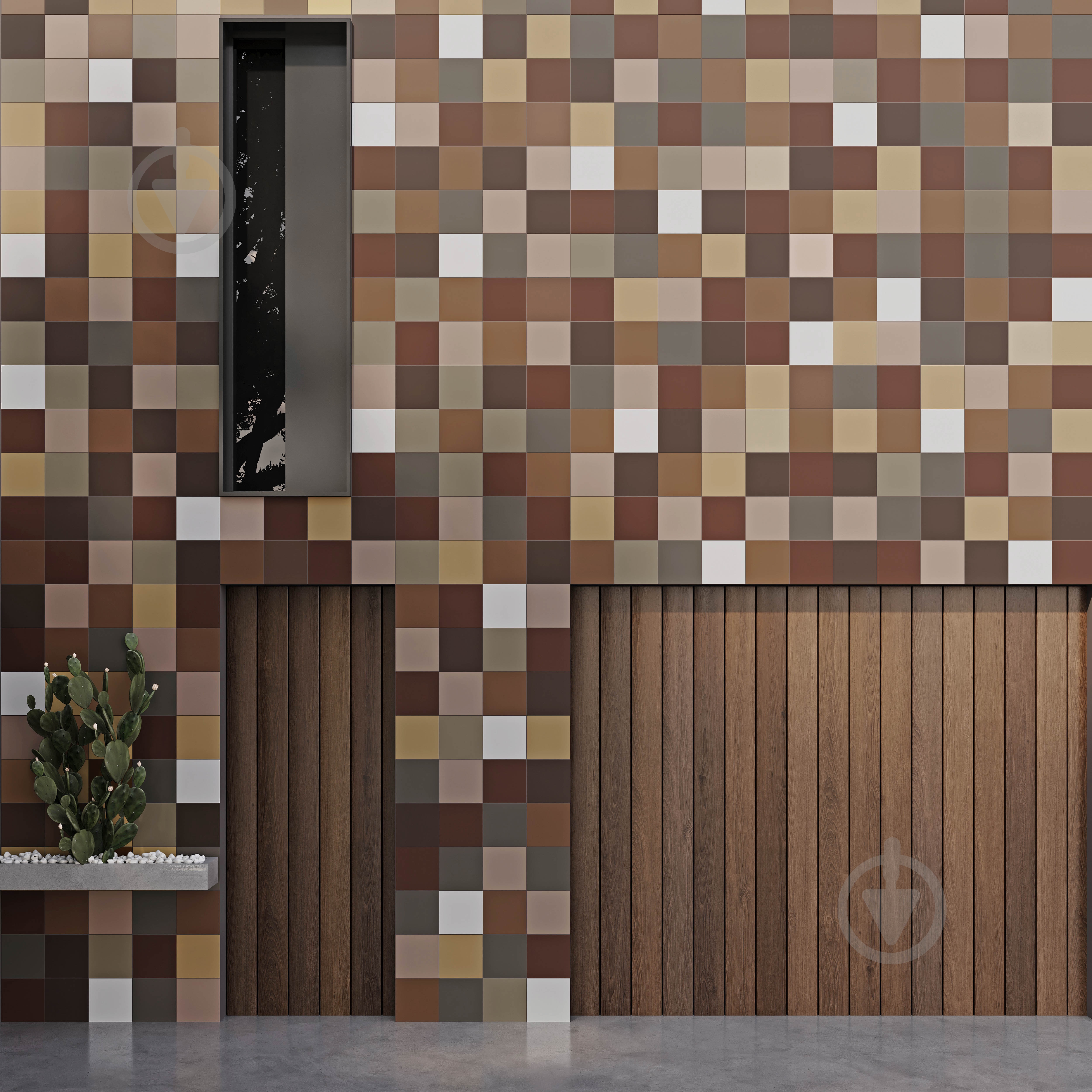 Плитка Ceramica Ribesalbes Croma Leather 20х20 см - фото 2