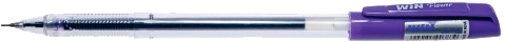 Ручка гелевая WIN FLOWER фиолетовый - фото 1