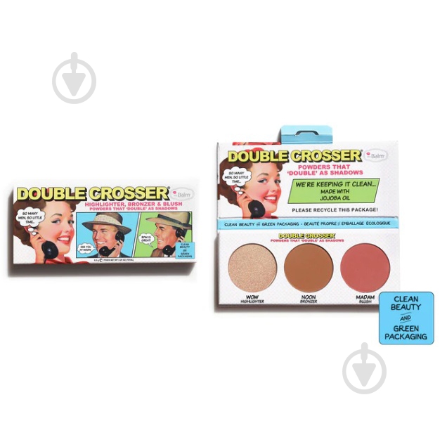 Палетка theBalm Double Crosser Trio - фото 1