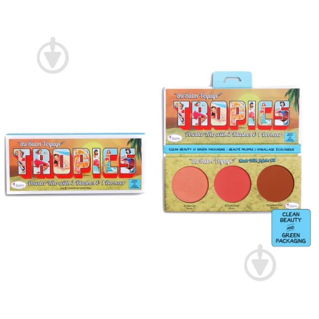 Палетка theBalm Tropics Trio - фото 1