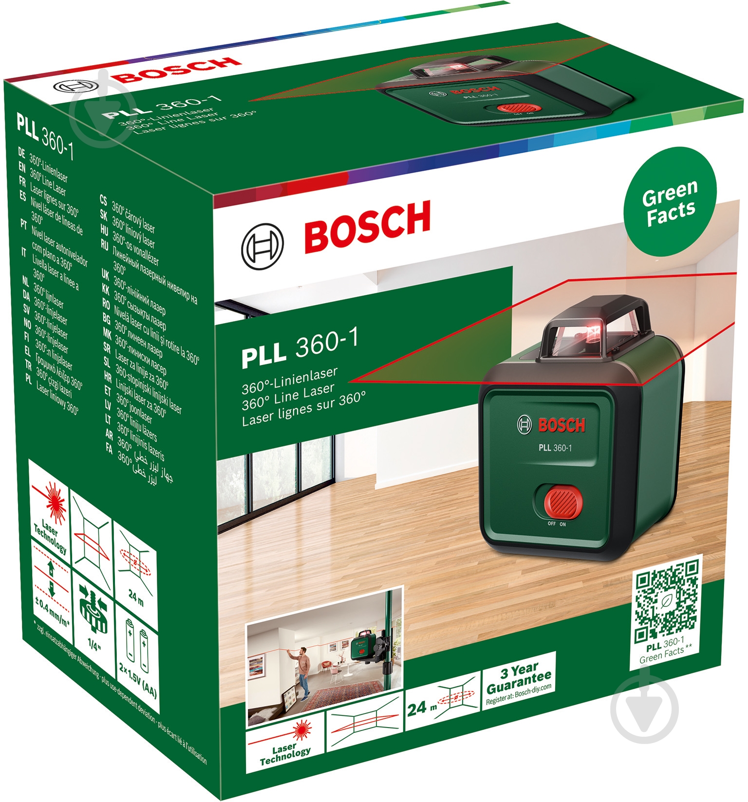 Нивелир лазерный Bosch PLL 360-1 Basic 0603663L00 - фото 5