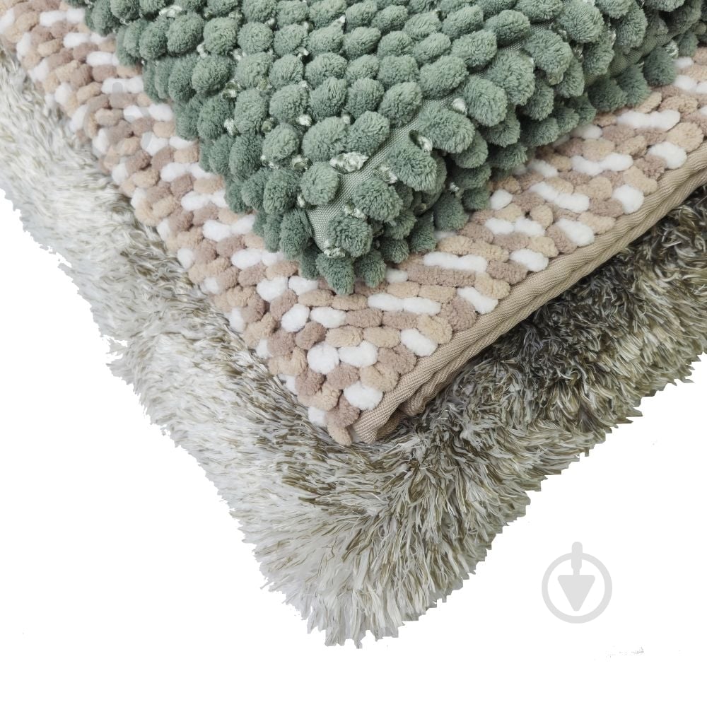 Набор ковриков Dariana Pearl 60x90 см беж + Мелоди 55х80 беж + Ананас 80х55 нефрит - фото 3 Набор ковриков Dariana Pearl 60x90 см беж + Мелоди 55х80 беж + Ананас 80х55 нефрит - фото 3