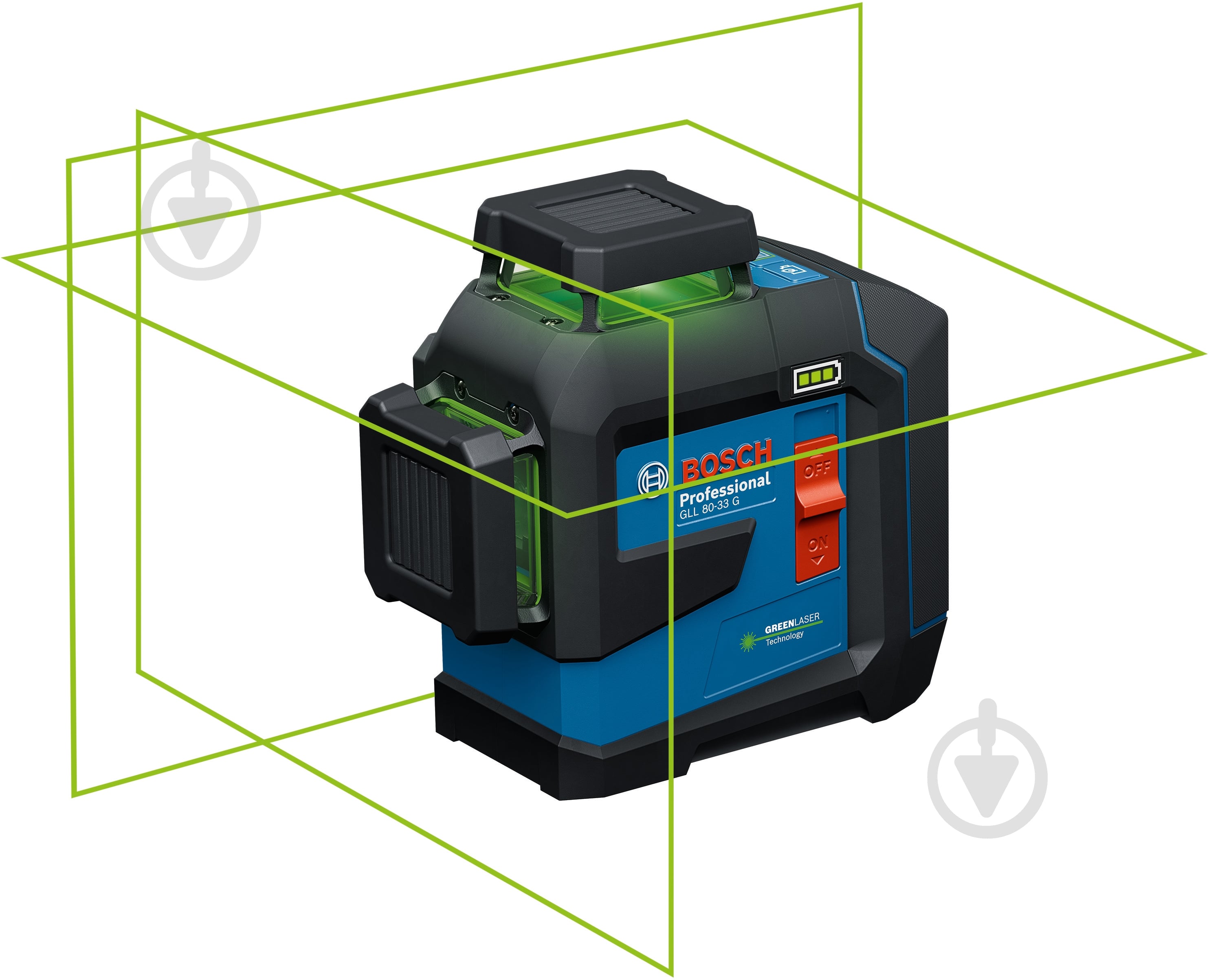 Нивелир лазерный Bosch GLL 80-33 G 0601065501 - фото 1 Нивелир лазерный Bosch GLL 80-33 G 0601065501 - фото 1