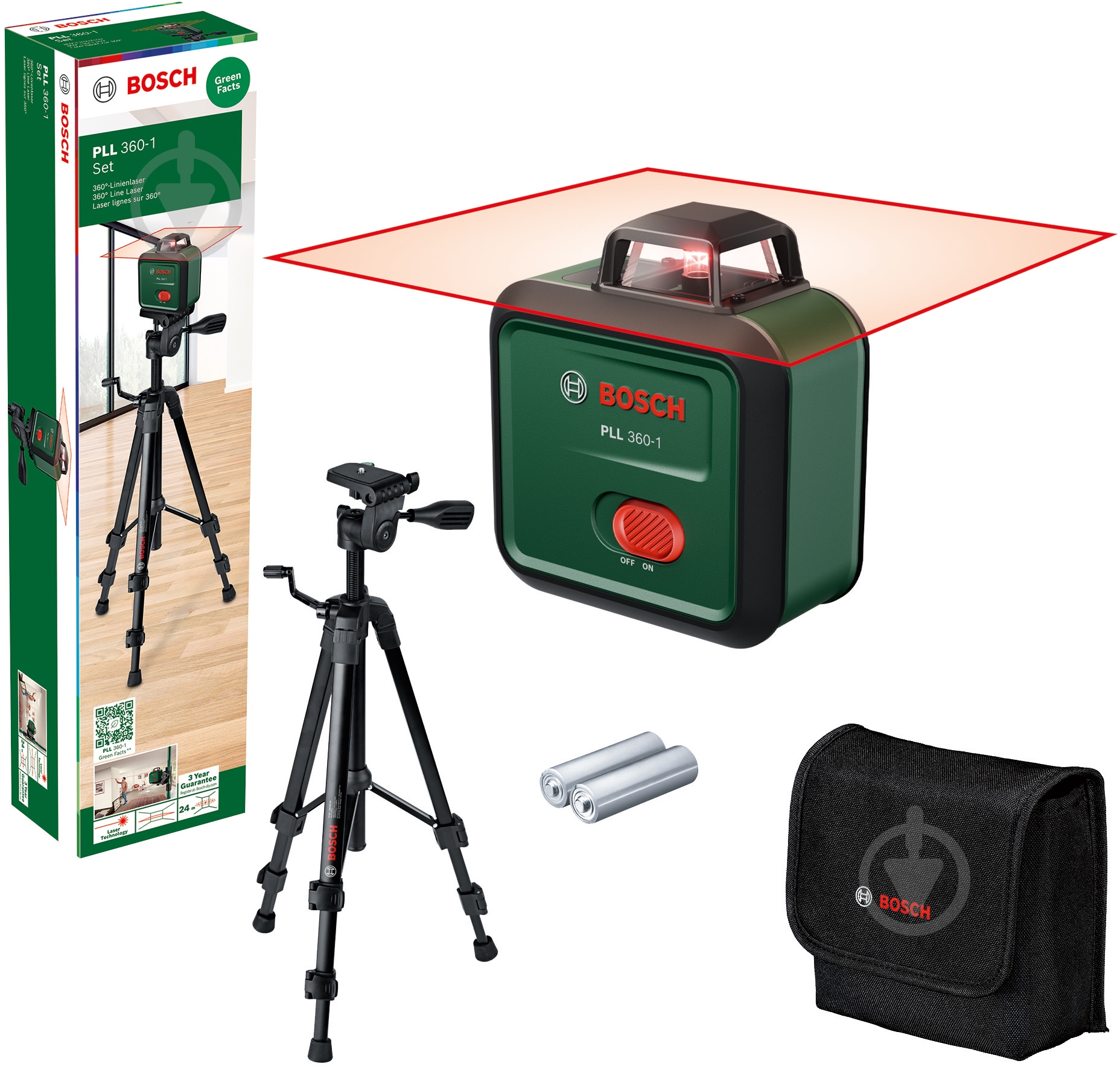 Нивелир лазерный Bosch PLL 360-1 Basic 0603663L01 - фото 4 Нивелир лазерный Bosch PLL 360-1 Basic 0603663L01 - фото 4