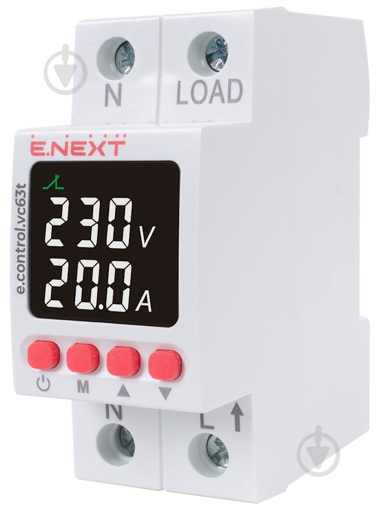 Реле напряжения и тока E.NEXT e.control.vc63t p0690036 - фото 1 Реле напряжения и тока E.NEXT e.control.vc63t p0690036 - фото 1