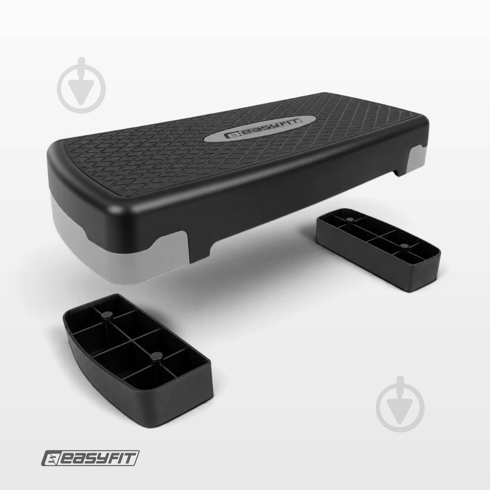 Степ-платформа EasyFit Step-B 2-ступенчатая серая EF-0540-GY - фото 3