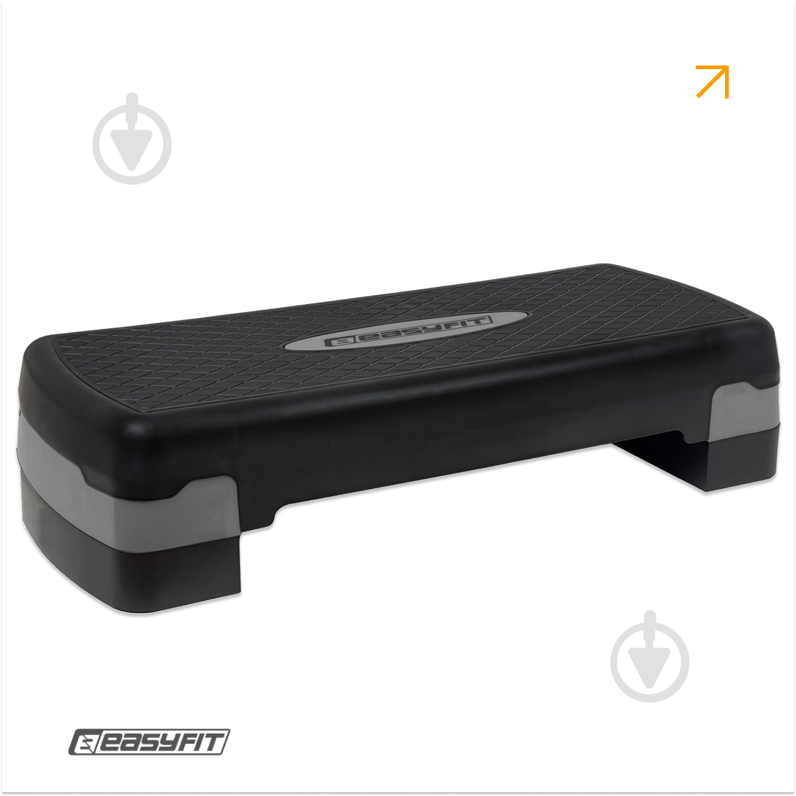 Степ-платформа EasyFit Step-B 2-ступенчатая серая EF-0540-GY - фото 2