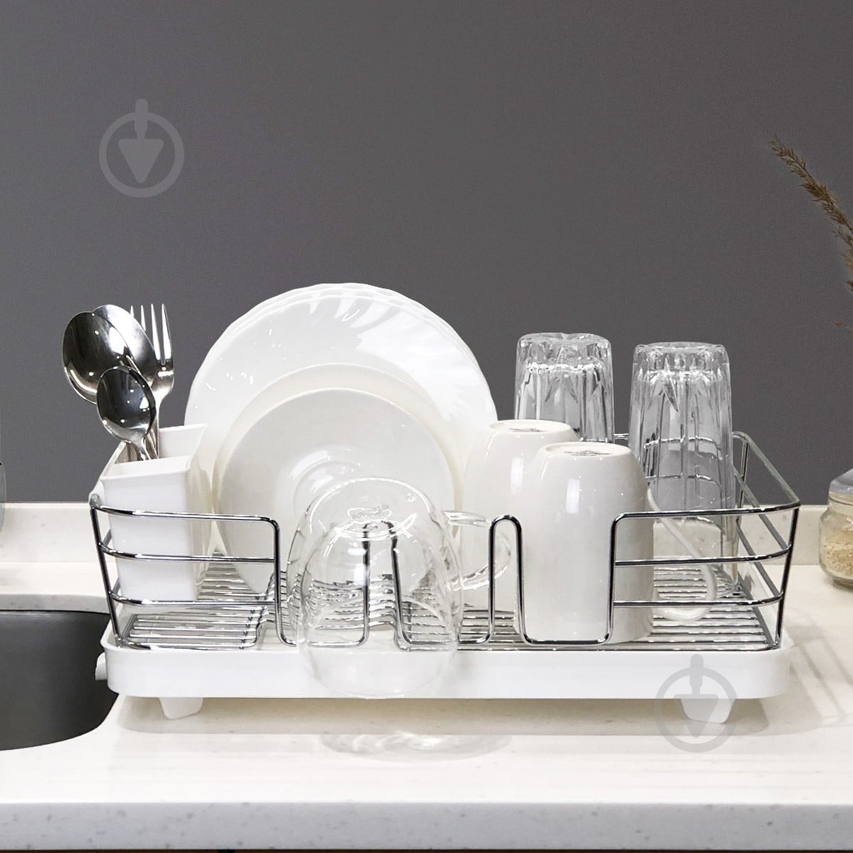 Сушилка для посуды MVM DR-02 White - фото 14