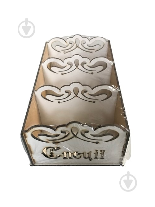 Емкость для специй 3 секции белая - фото 3 Емкость для специй 3 секции белая - фото 3