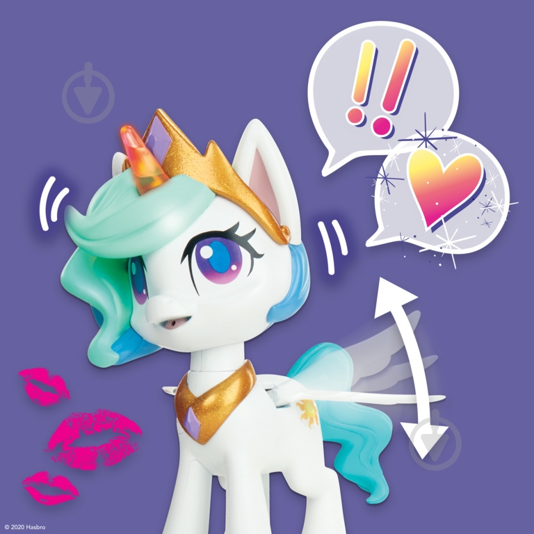 Набор аксессуаров Hasbro MLP Поцелуй Селестии E9107 - фото 3 Набор аксессуаров Hasbro MLP Поцелуй Селестии E9107 - фото 3