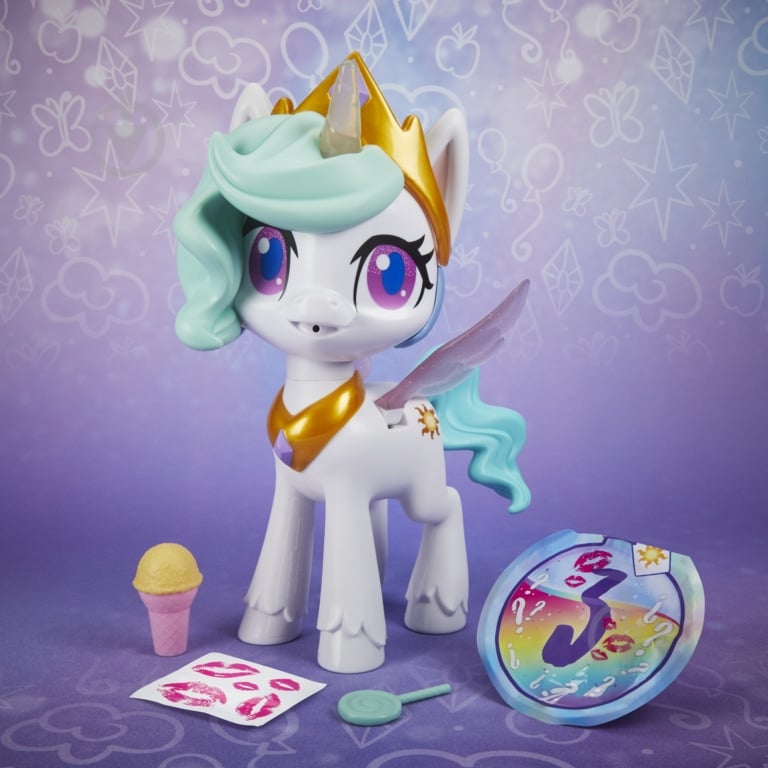 Набор аксессуаров Hasbro MLP Поцелуй Селестии E9107 - фото 4 Набор аксессуаров Hasbro MLP Поцелуй Селестии E9107 - фото 4