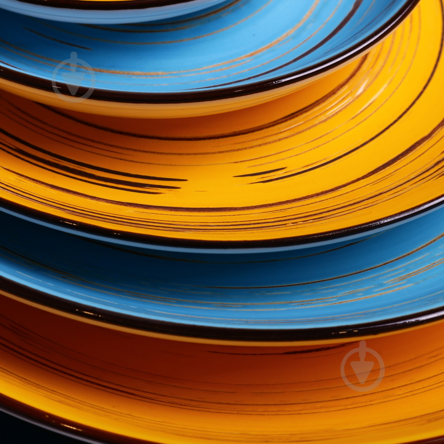 Блюдо Wilmax Spiral Blue WL-669640/A - фото 3