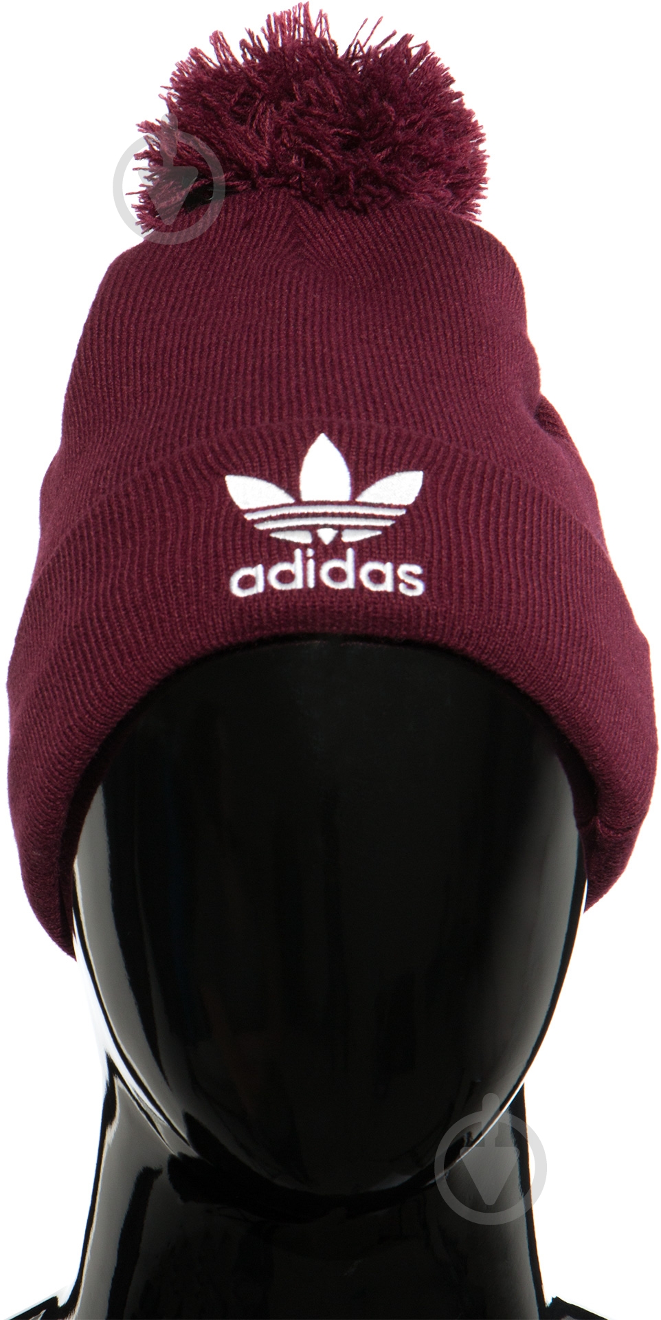 Шапка Adidas AY9059 р.M бордовый - фото 1