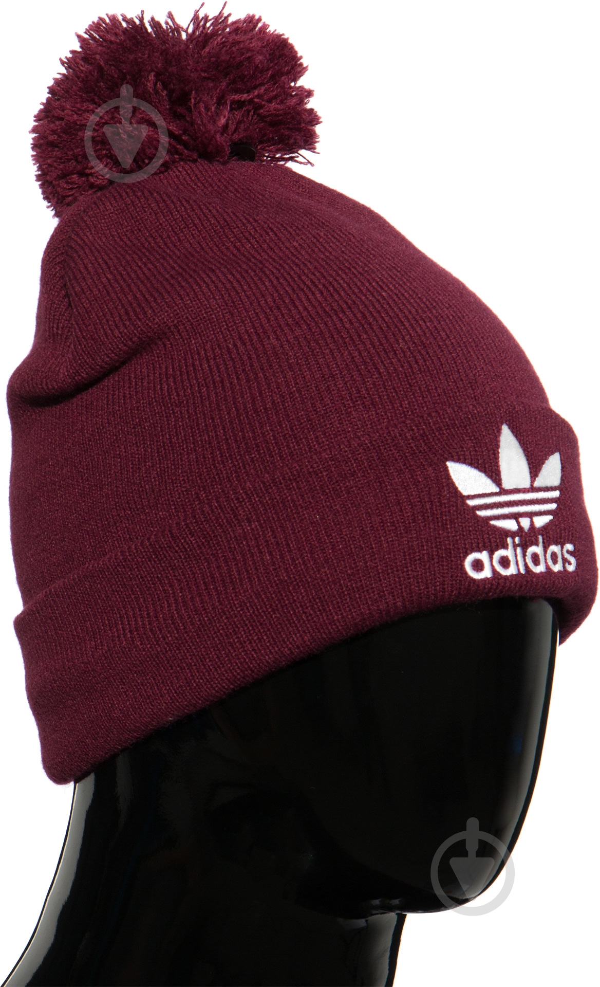Шапка Adidas AY9059 р.M бордовый - фото 2