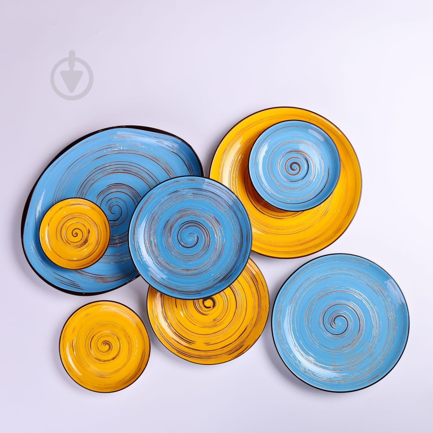 Блюдце Wilmax Spiral Blue 12 см WL-669634/B - фото 3