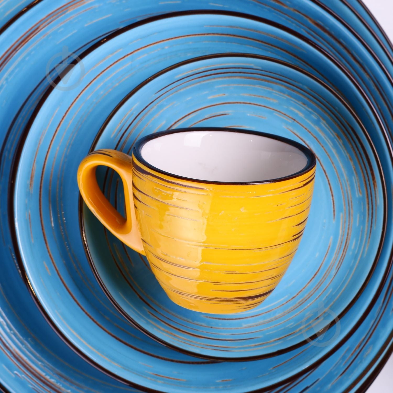 Блюдце Wilmax Spiral Blue 12 см WL-669634/B - фото 4