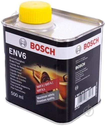 Тормозная жидкость Bosch DOT-4 0,5 л (1987479201) - фото 1