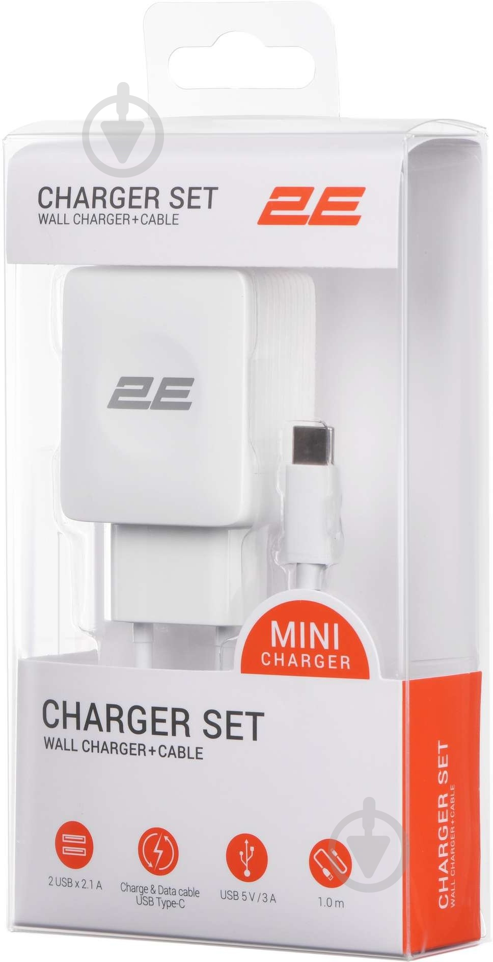 Зарядний пристрій 2E (2E-WC1USB2.1A-CC) - фото 2