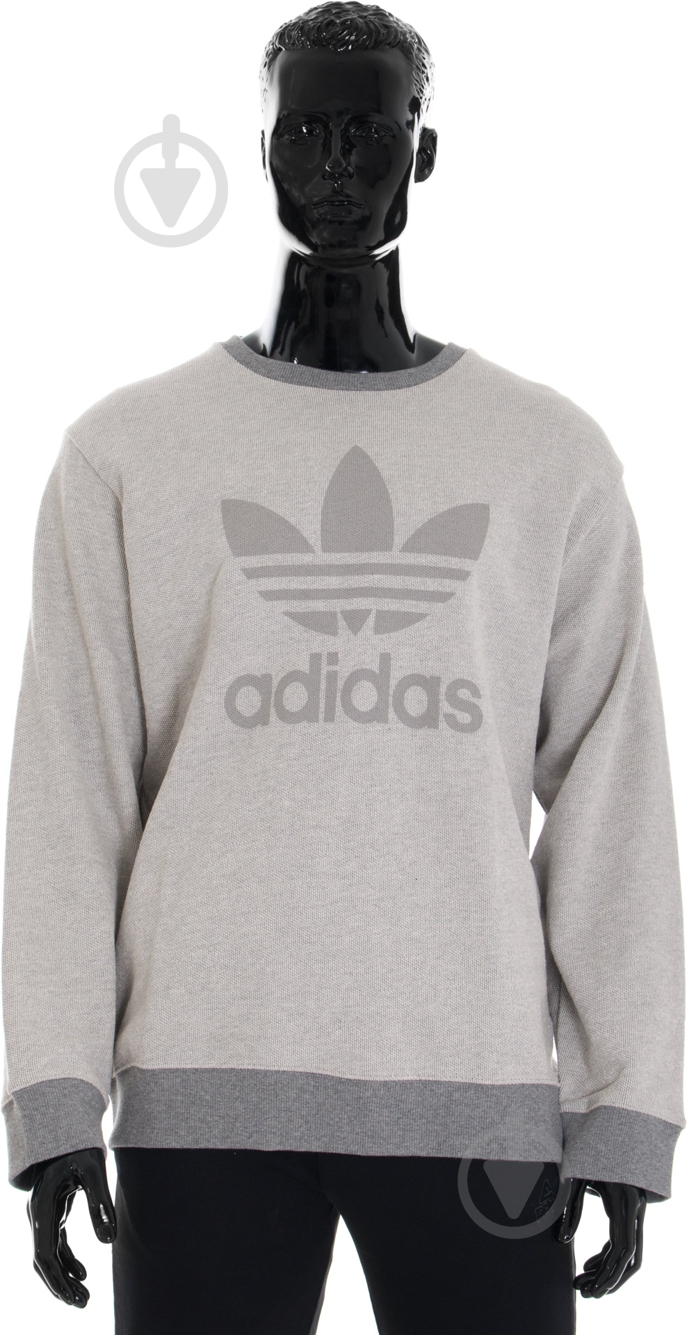 Свитшот Adidas Noize Crew Sweatshirt AY9278 р. S серый - фото 1