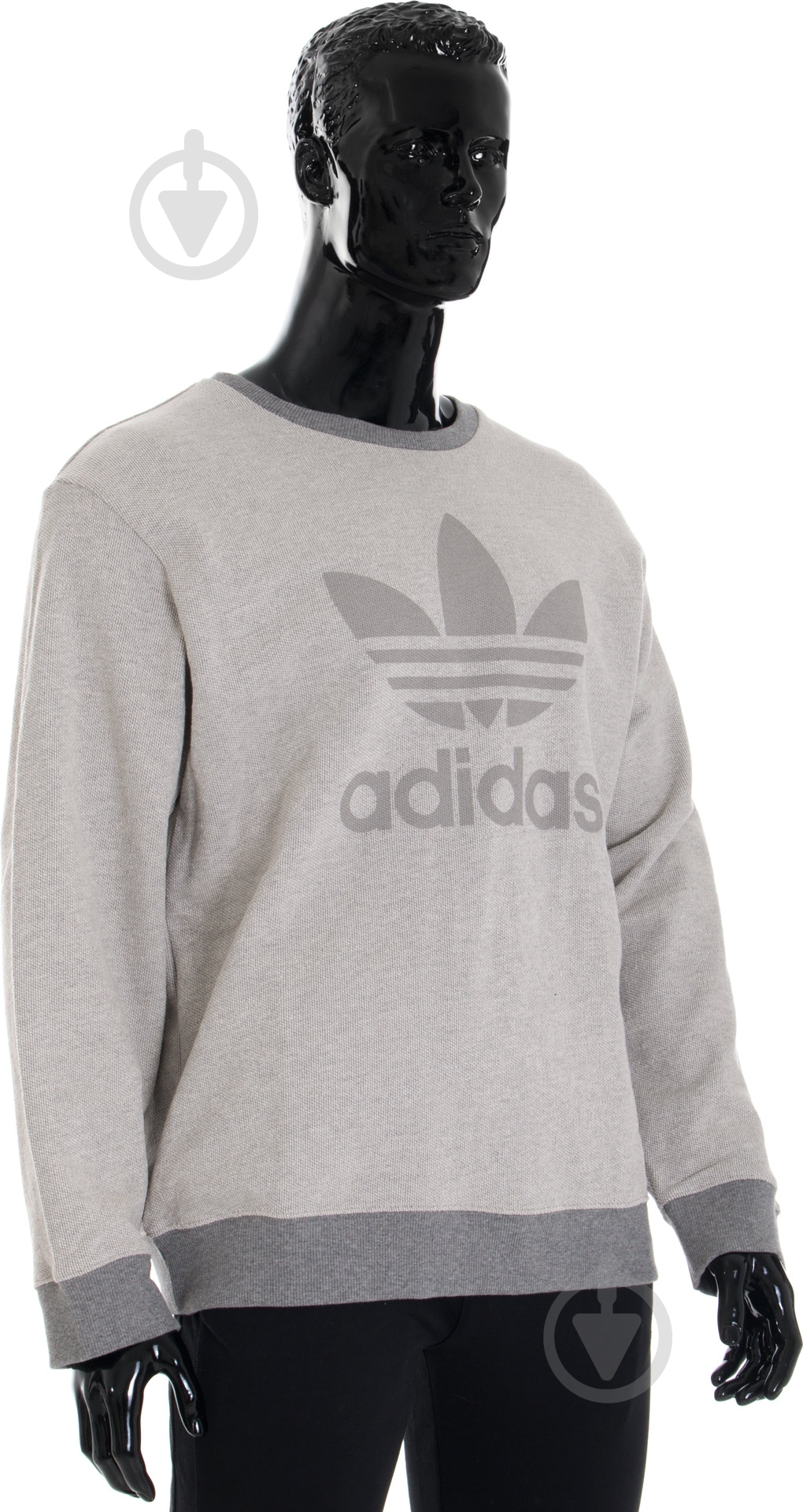 Свитшот Adidas Noize Crew Sweatshirt AY9278 р. M серый - фото 2