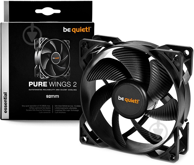 Вентилятор be quiet! Pure Wings 2 92 мм (BL045) - фото 4 Вентилятор be quiet! Pure Wings 2 92 мм (BL045) - фото 4