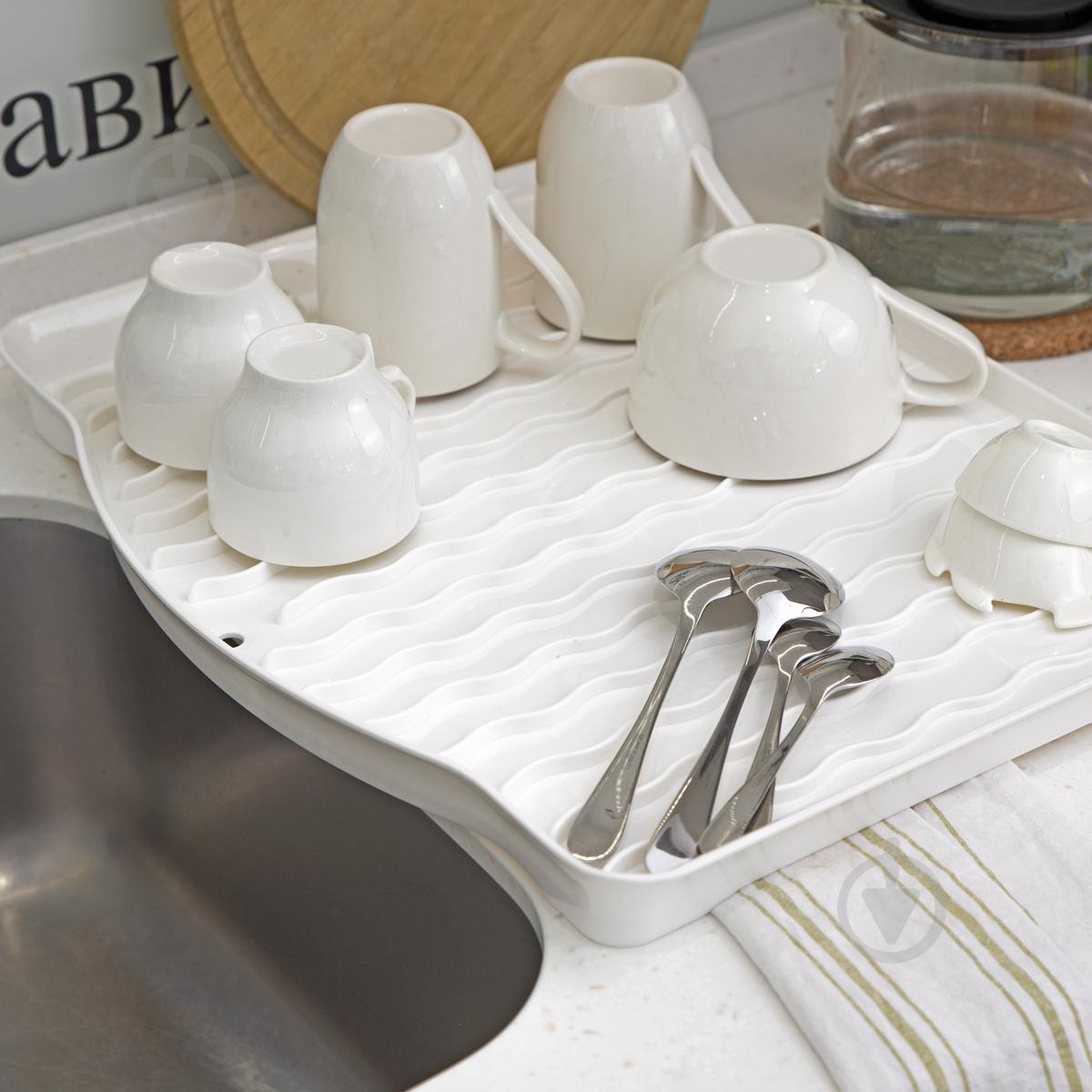 Сушилка для посуды MVM DR-01 White - фото 6