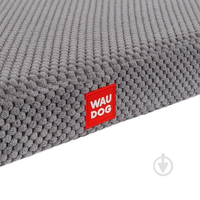 Лежанка Waudog Дорис велюр со съемным чехлом М серая - фото 2 Лежанка Waudog Дорис велюр со съемным чехлом М серая - фото 2