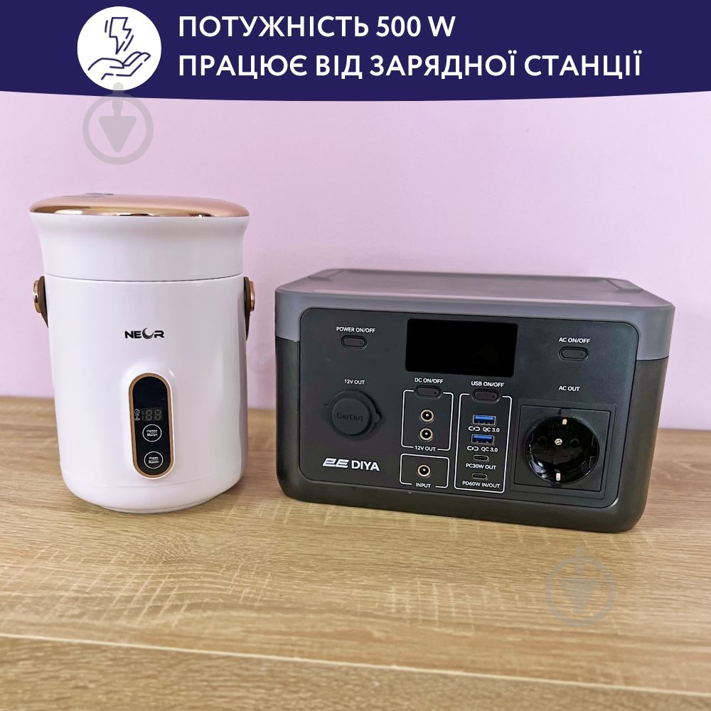 Ланч-бокс NEOR для подогрева и приготовления пищи HEAT 06L50 WT - фото 7