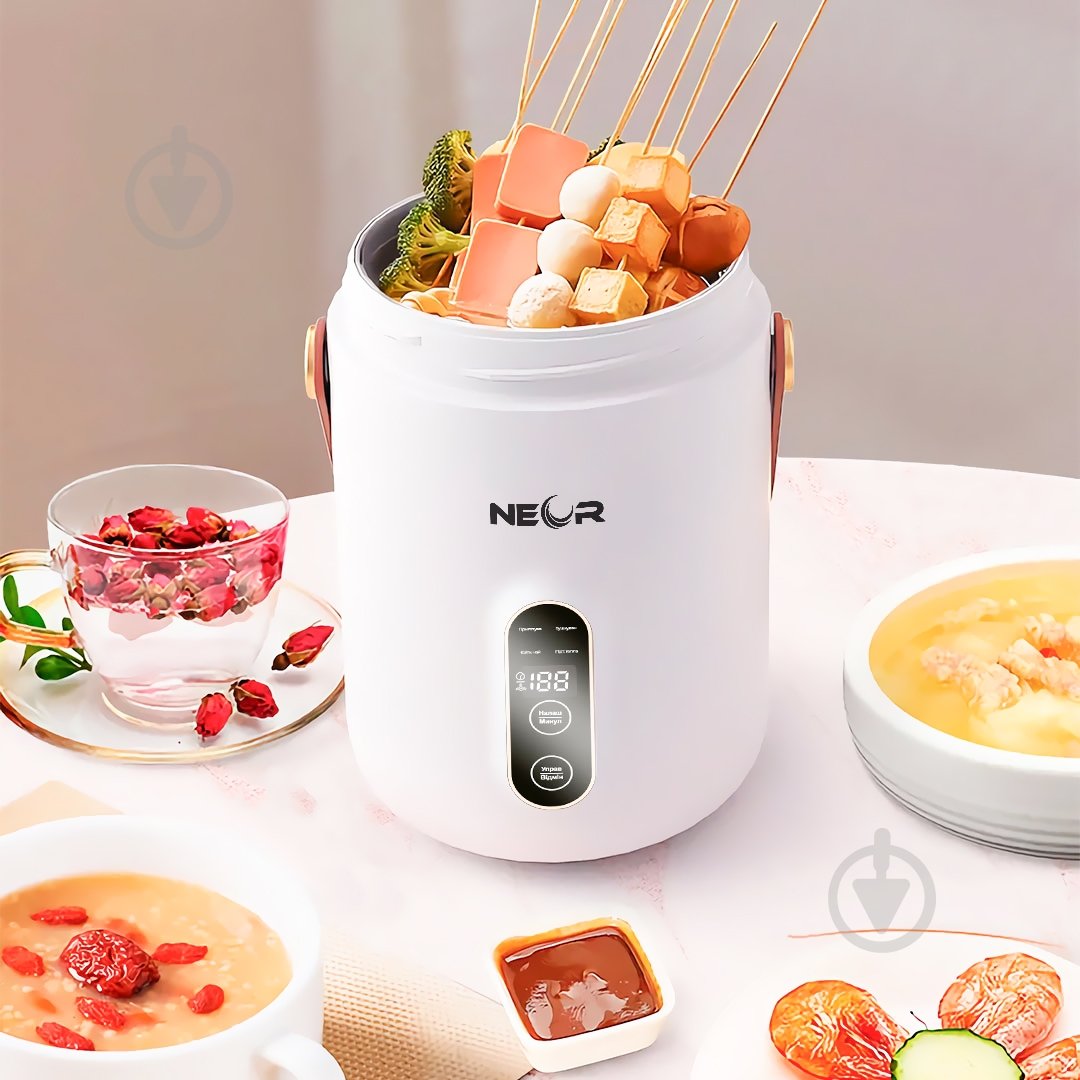 Ланч-бокс NEOR для подогрева и приготовления пищи HEAT 06L50 WT - фото 10